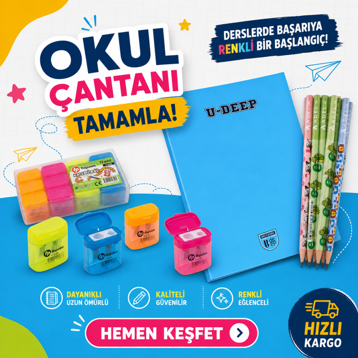 Okul Çantanı tamamla