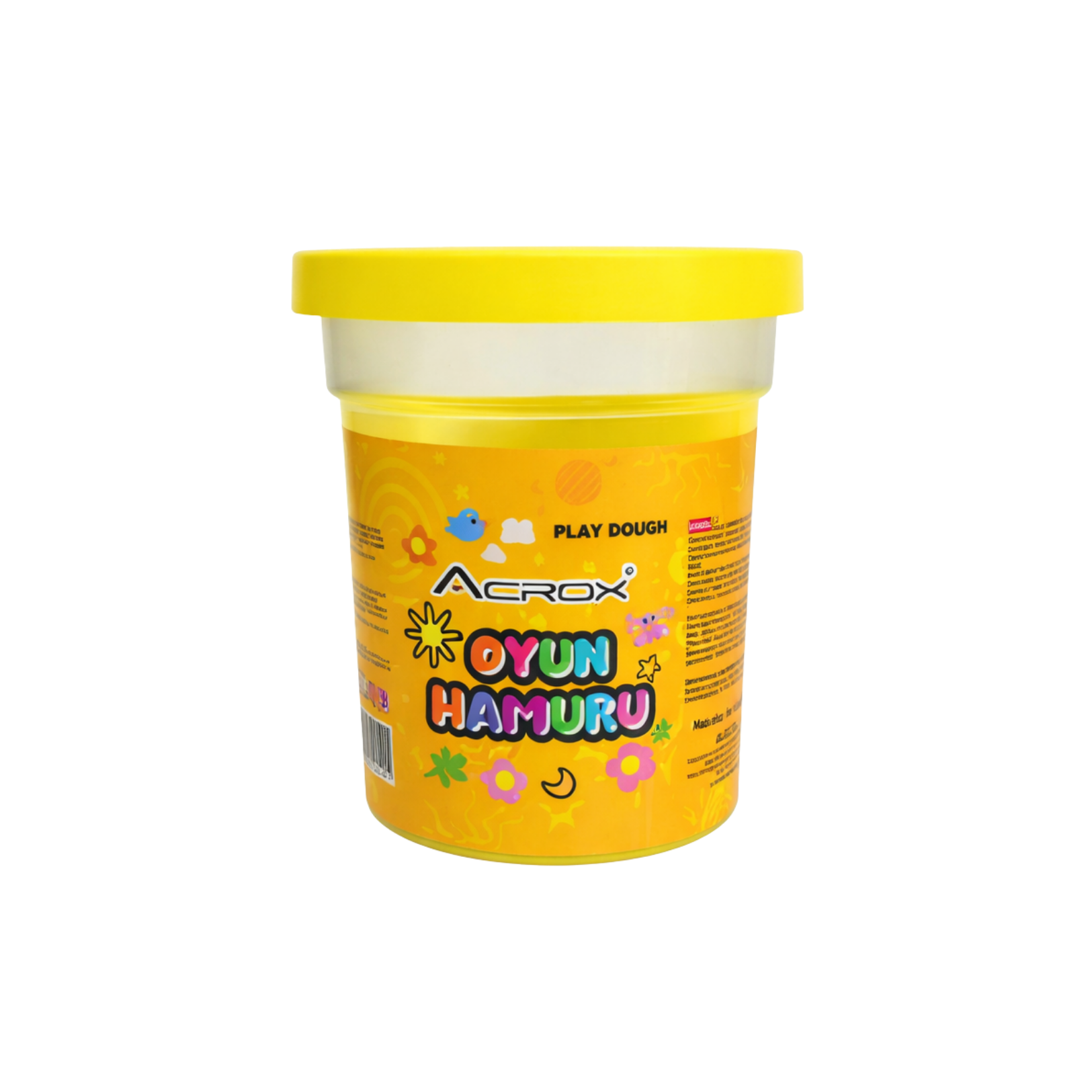 Acrox Tekli Oyun Hamuru Sarı 110 Gr - 1