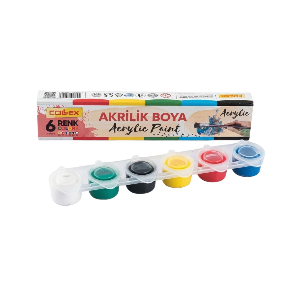 Collex 6 Renk 10 Gr Akrilik Boya 5223 - 1