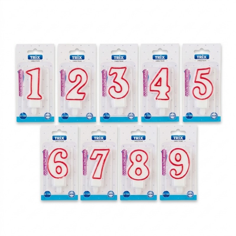 Doğum Günü Mumu Rakam 36 Li D-144 - 1