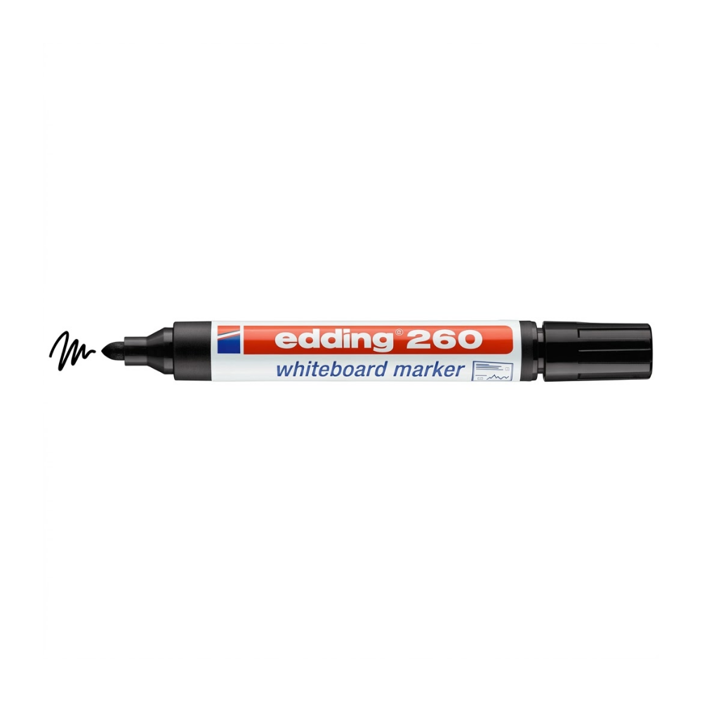 Edding Beyaz Tahta Kalemi Siyah 260 - 1