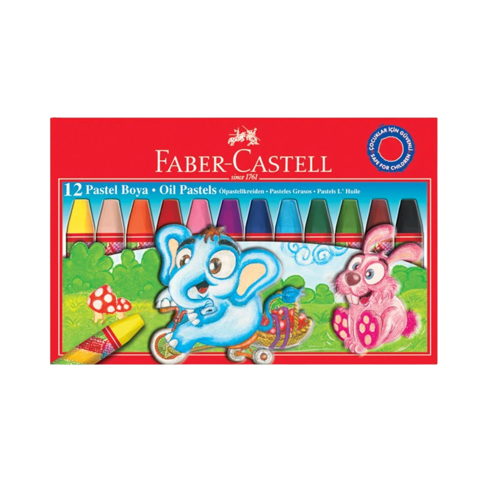 Faber Castell Pastel Boya 12 Renk 12 Li - 1