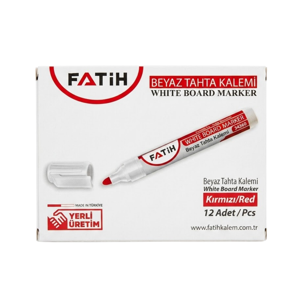Fatih Tahta Kalemi Kırmızı - 1