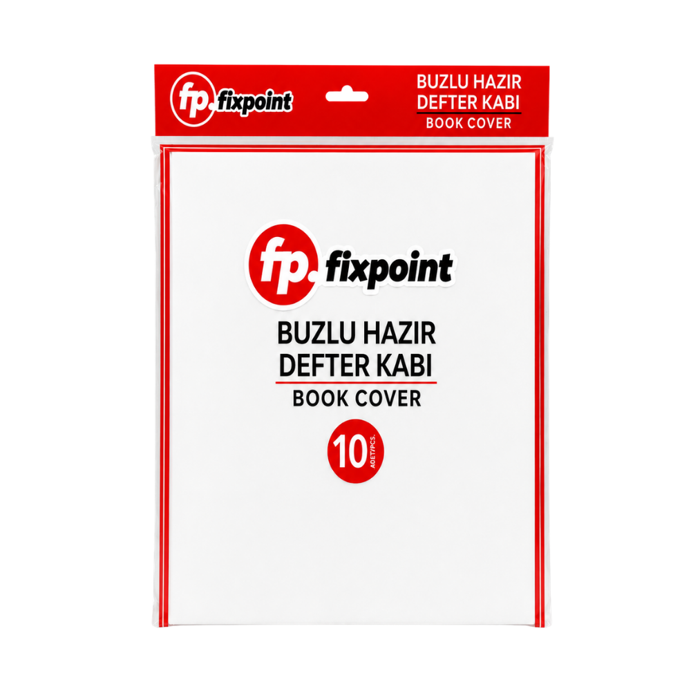 Fixpoint Hazır Defter Kabı Şeffaf 10 Lu P-3385 - 1