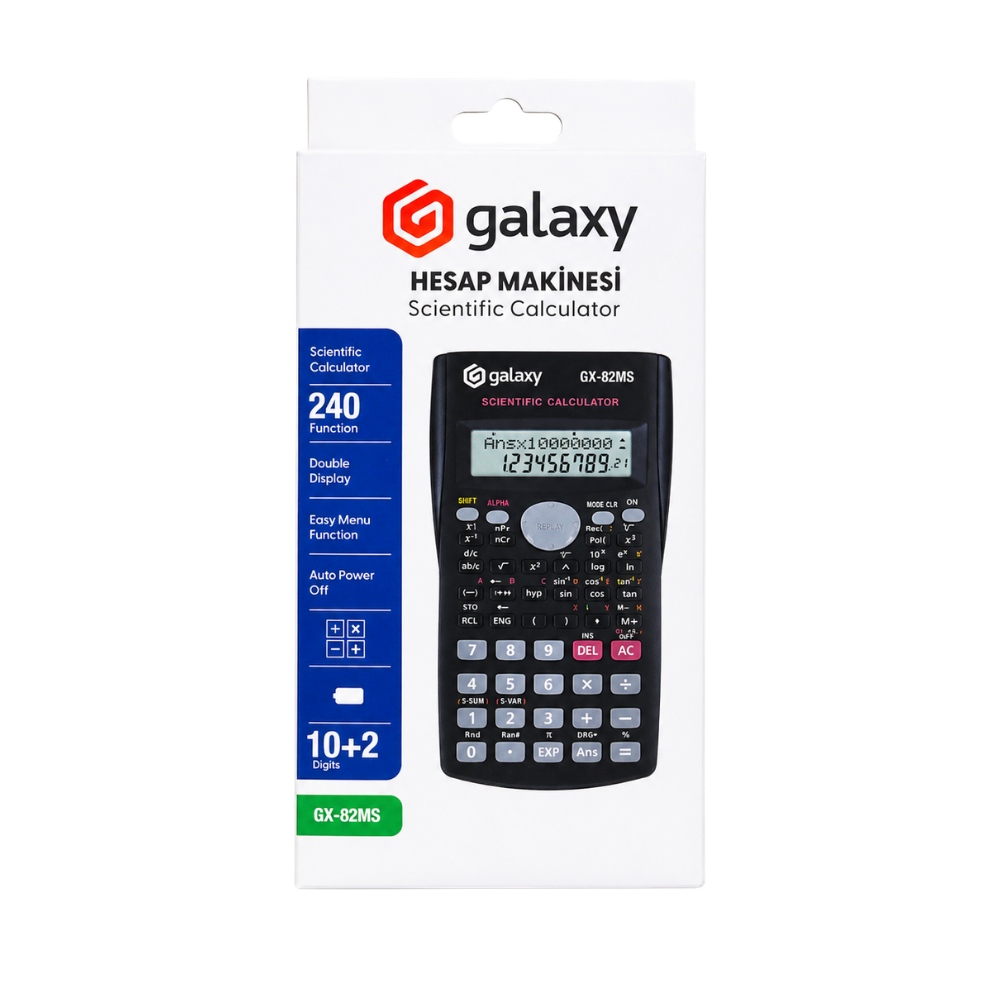 Galaxy Bilimsel Hesap Makinesi Gx-82ms - 1