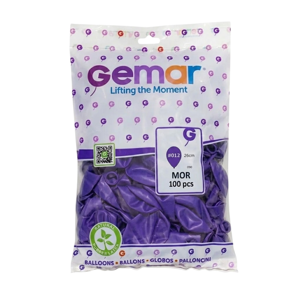 Gemar Mor Balon 008 100 Adet - 1