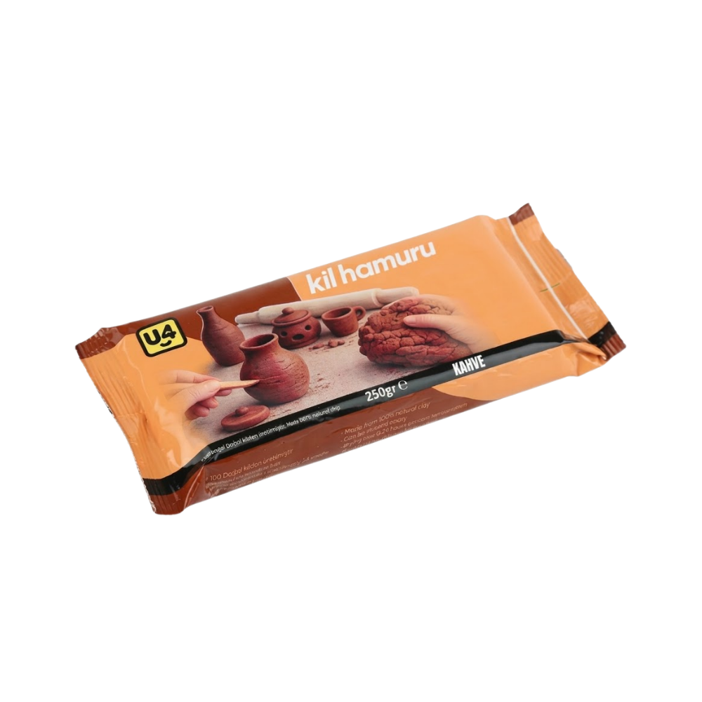 Kil Hamuru 250 Gr Kahve U4 U4-f222k - 1
