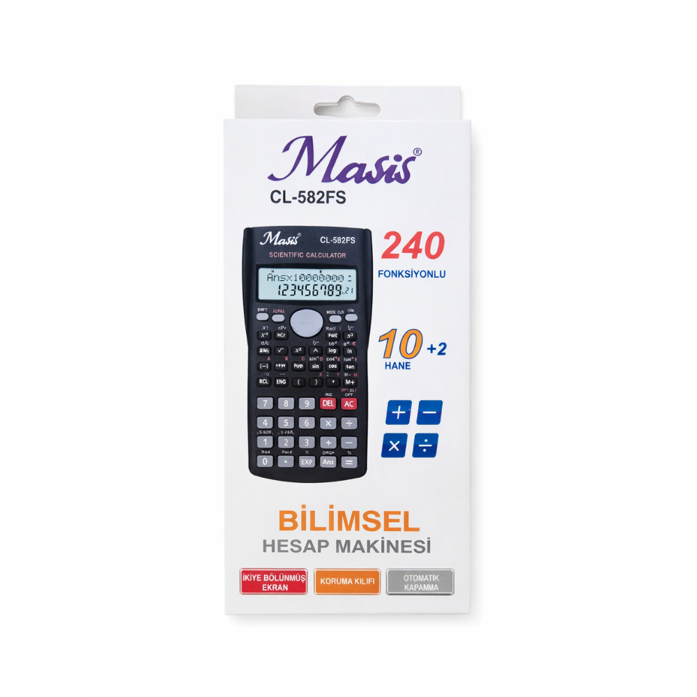 Masis Bilimsel Hesap Makinesi 582fs - 1