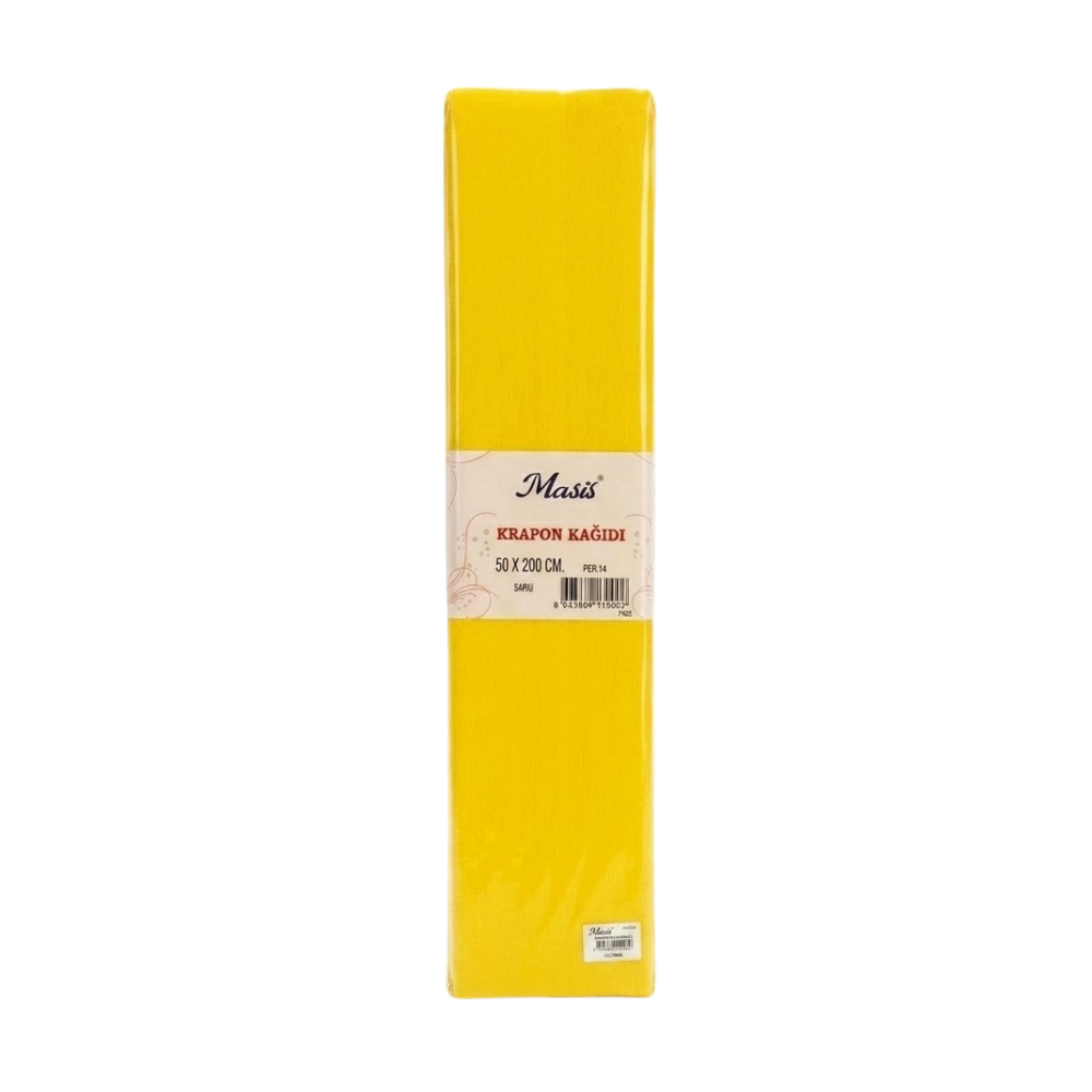 Masis Sari Krapon Kağidi 50x200 5 Tabaka 12 Li - 1