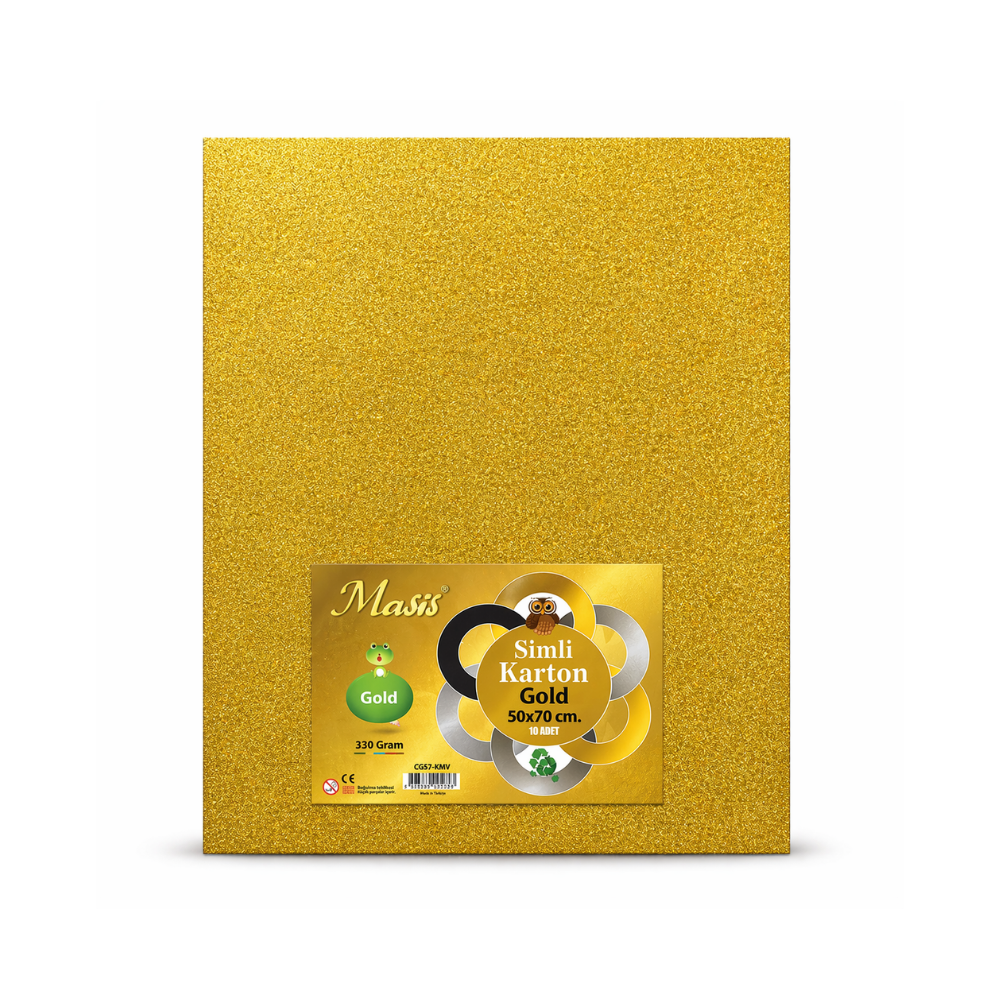 Masis Simli Karton Gold 10 Renk 50x70 - 1
