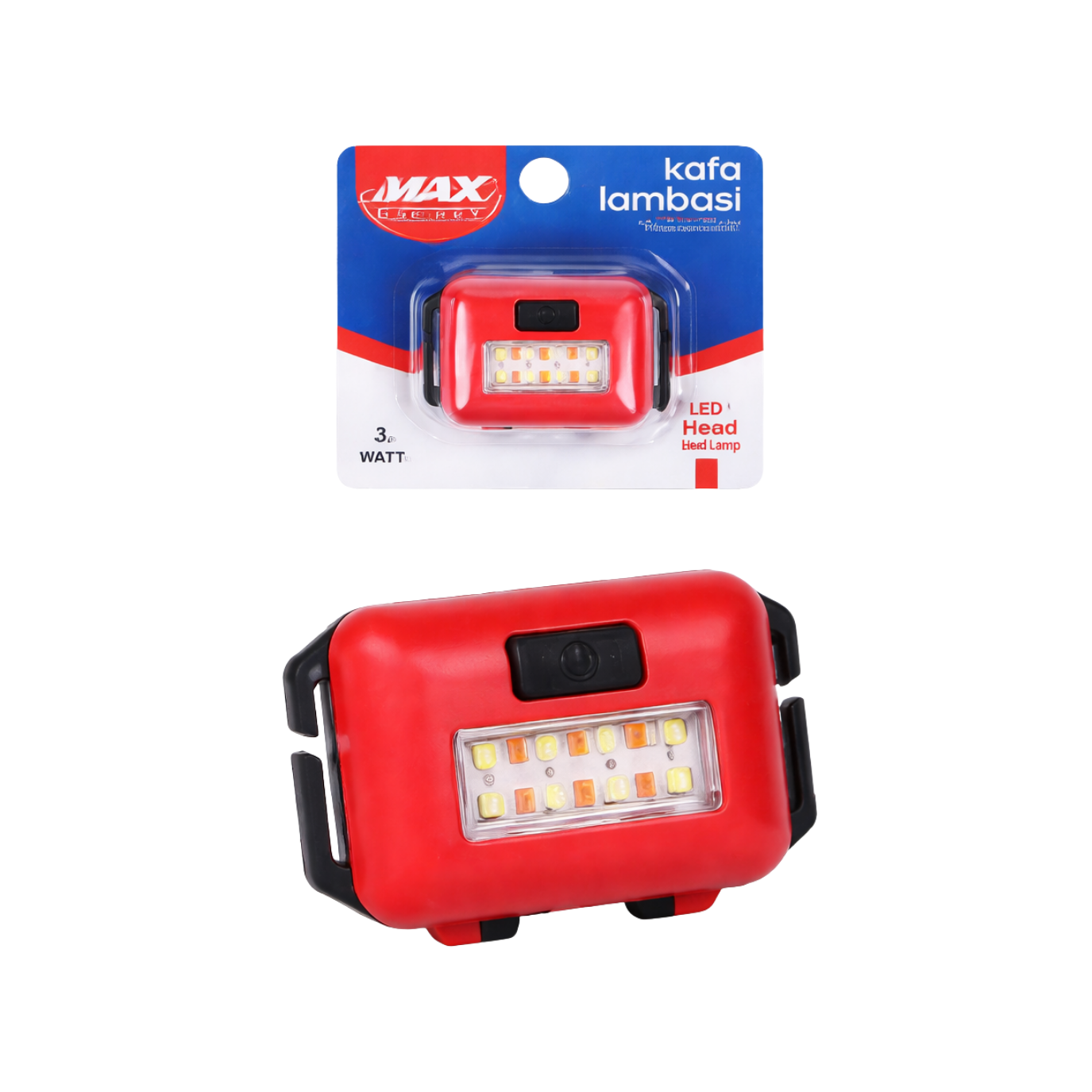 Max Kafa Lambası Kızıl Led 3 Watt Max-3147 - 1
