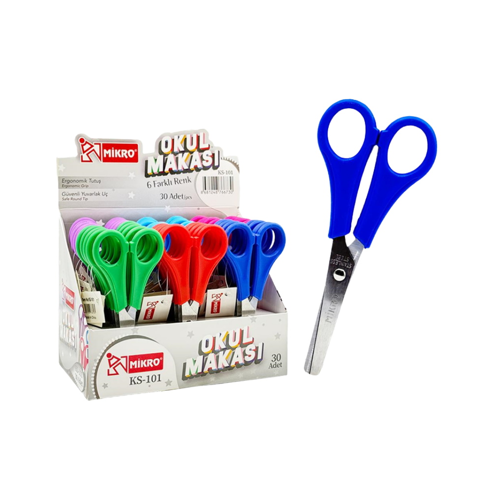 Mikro Standlı Okul Makas Ks-101 - 1