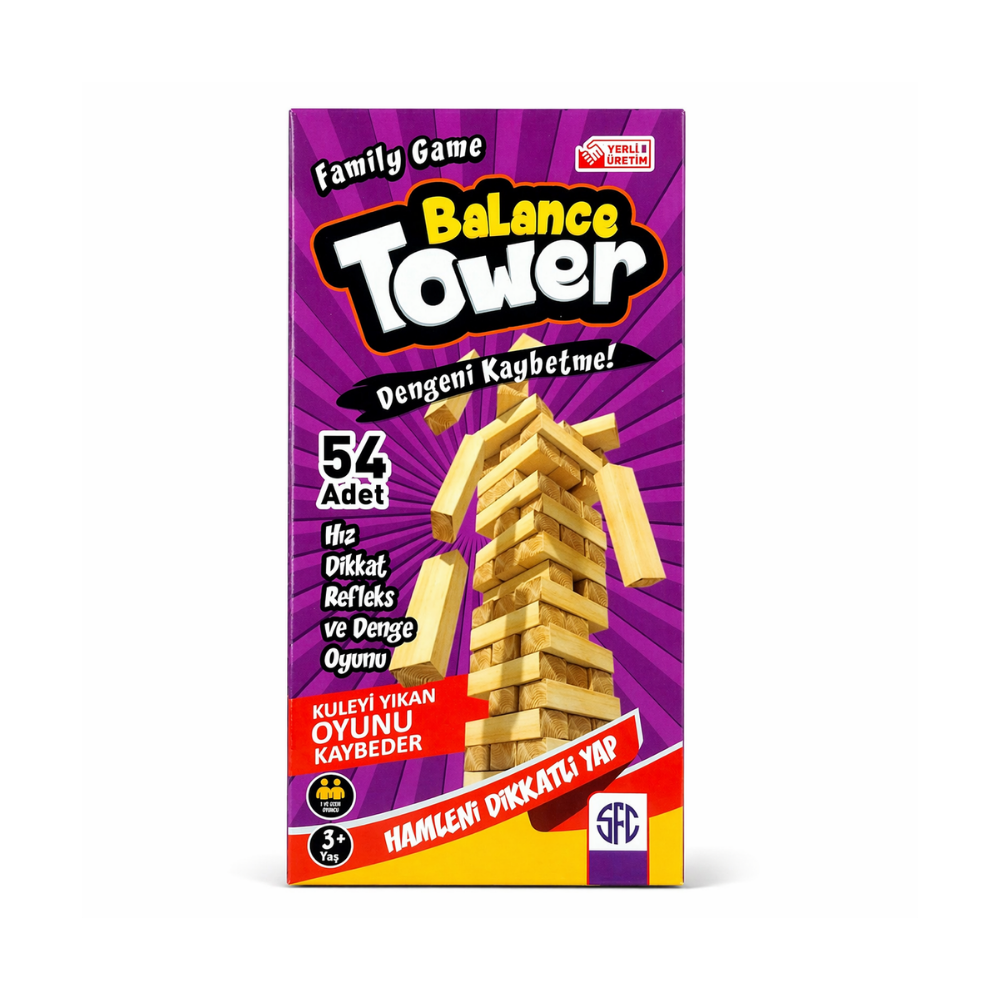 Mrc Balance Tower Denge Oyunu 54 Parça - 1
