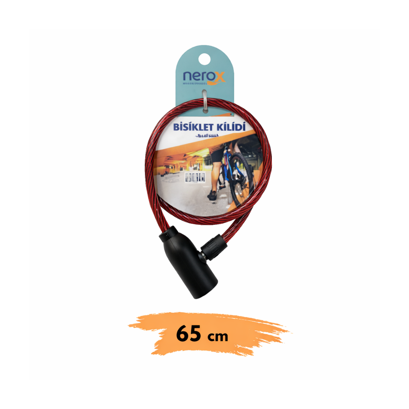 Nerox Bisiklet Kilidi 65 Cm Nrx-1118 - 1