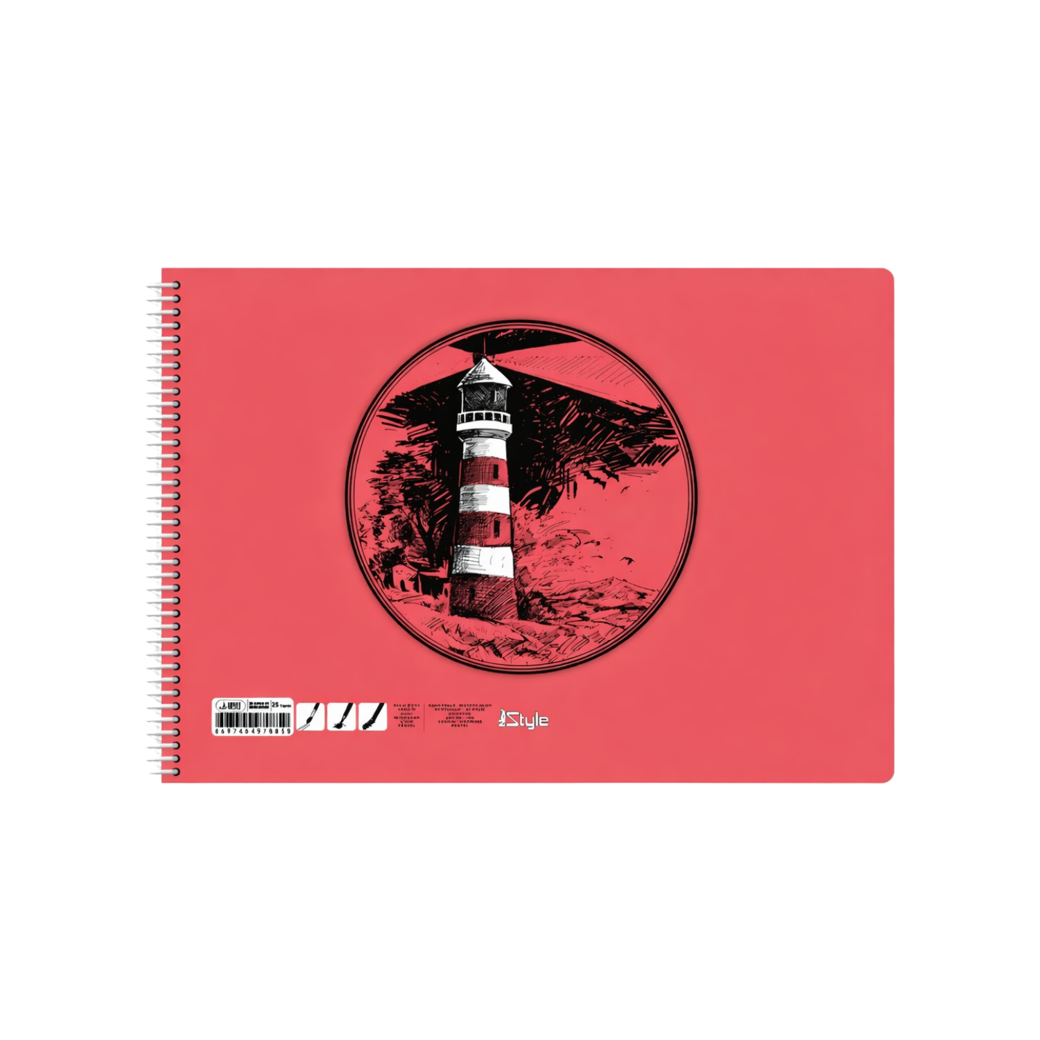 New Style Pp Kapak Resim Defteri 25 Yp 17x25 - 1