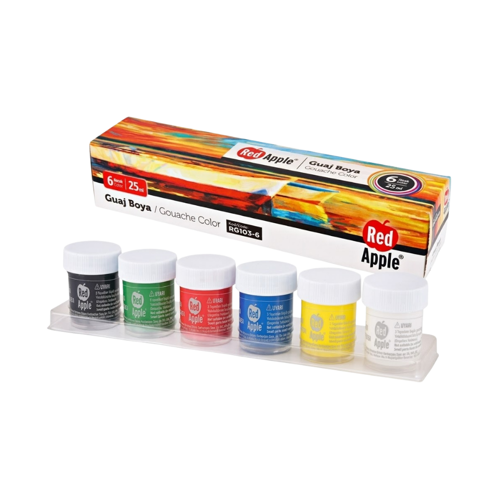 Red Apple Akrilik Boya 25 Ml 6 Renk - 1
