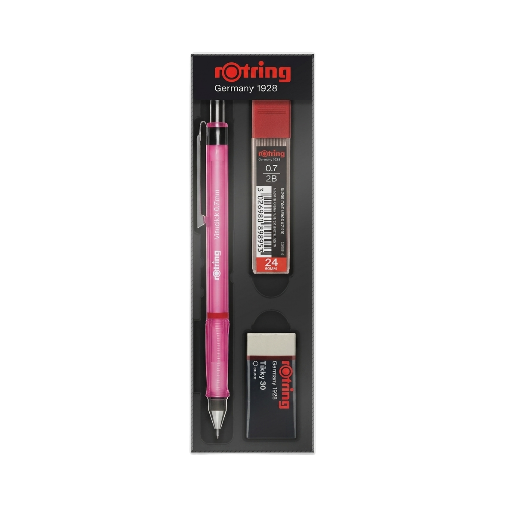 Rotring Versatil + Min + Silgi Set Pembe - 1