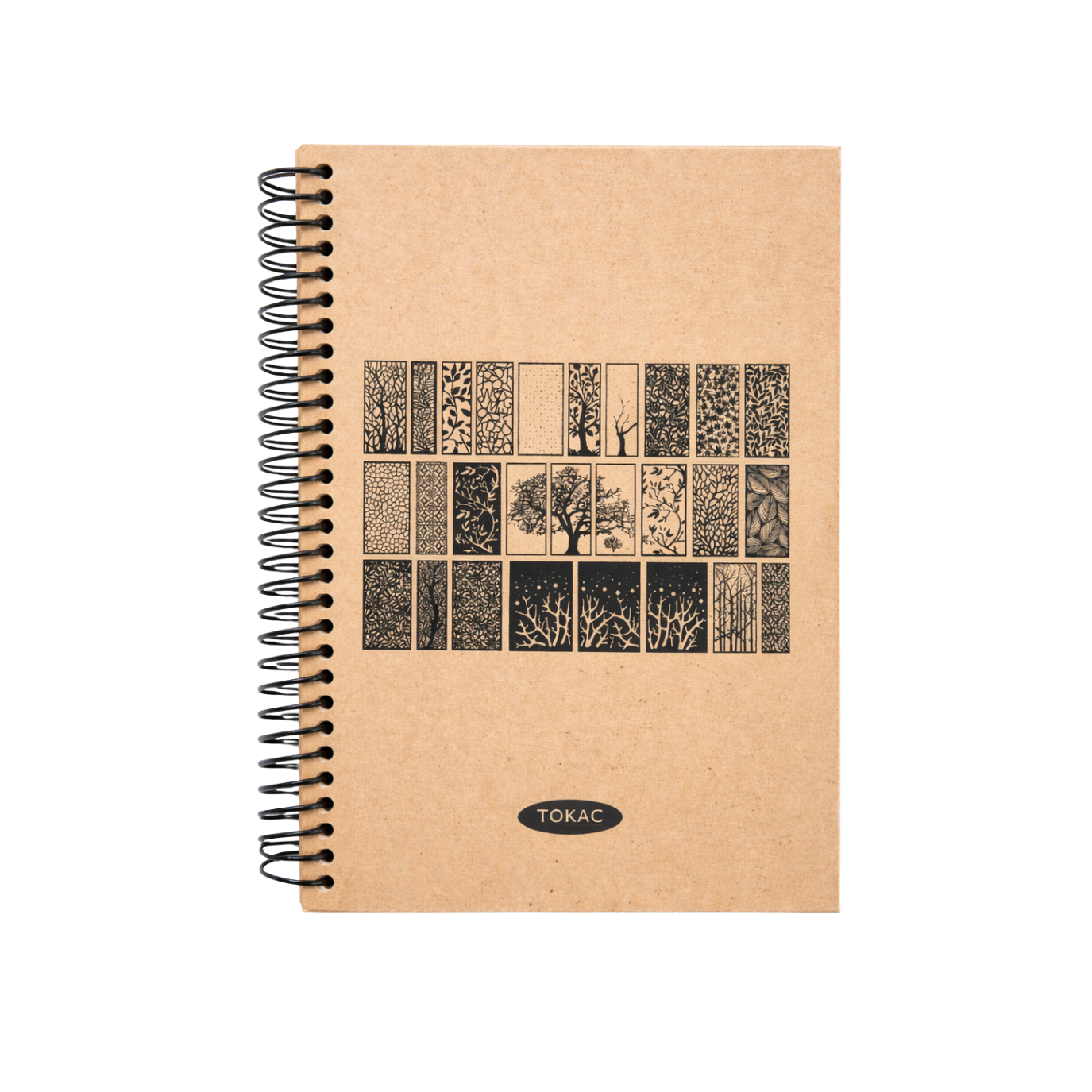 Tokaç Sert Kapak Kraft Çizgili Defter 100 Ypr 16x23 - 1