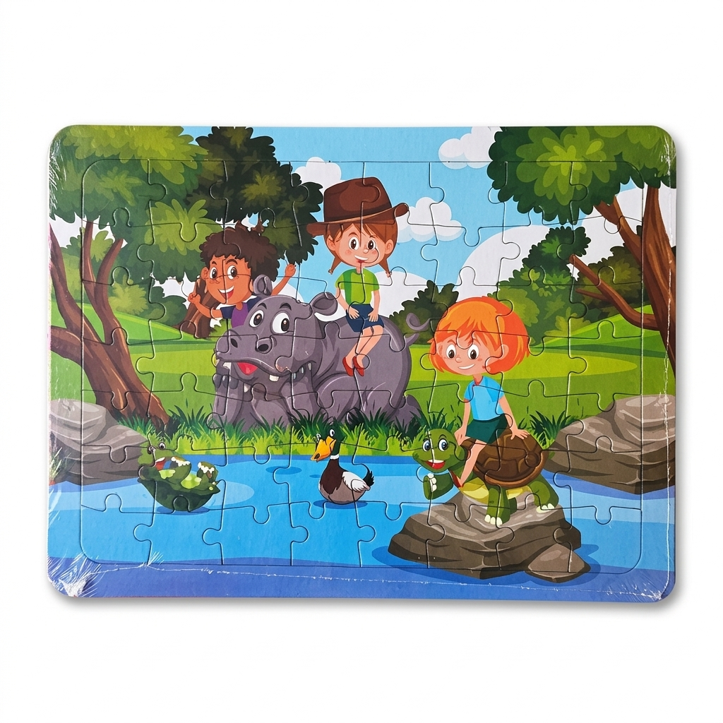 Toptan 3k Puzzle Büyük Boy 24 Lü - 1