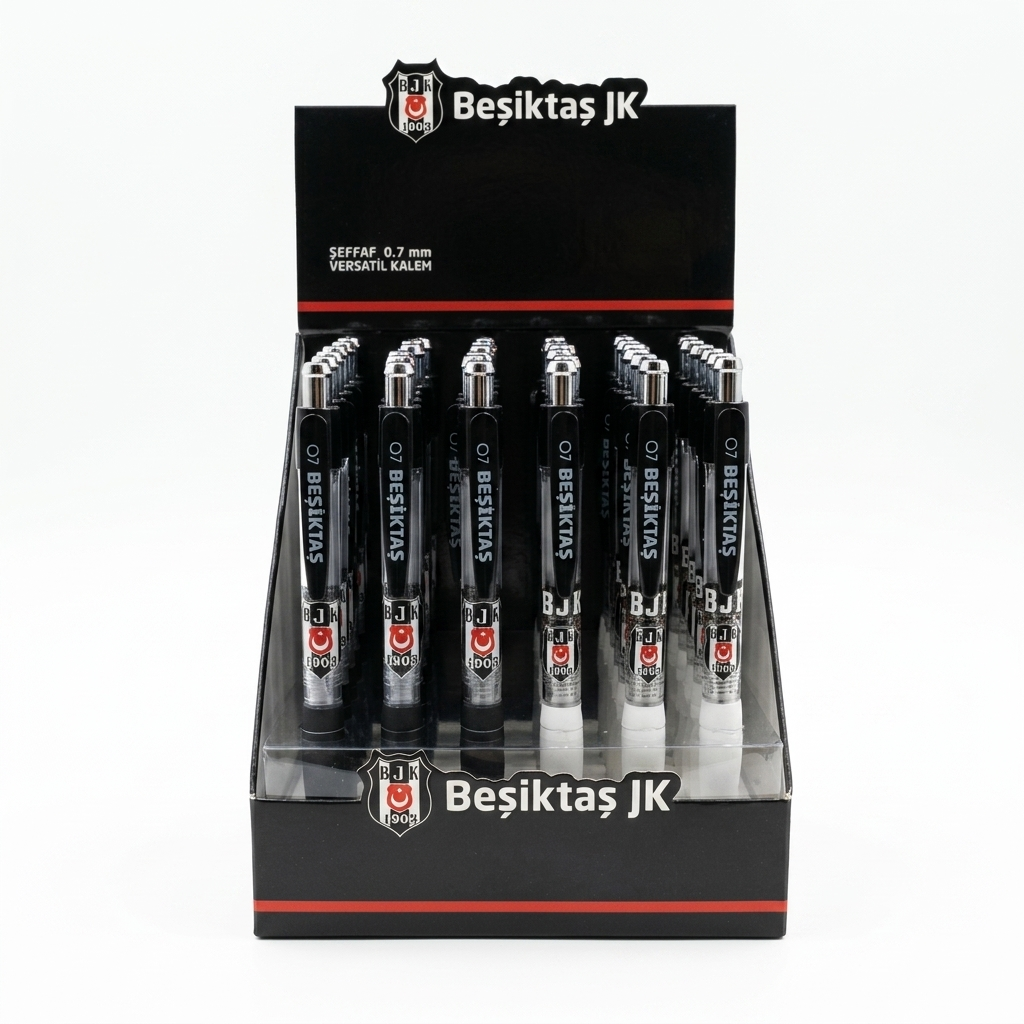 Toptan Beşiktaş Şeffaf Versatil Kalem 468052 36 Li - 1