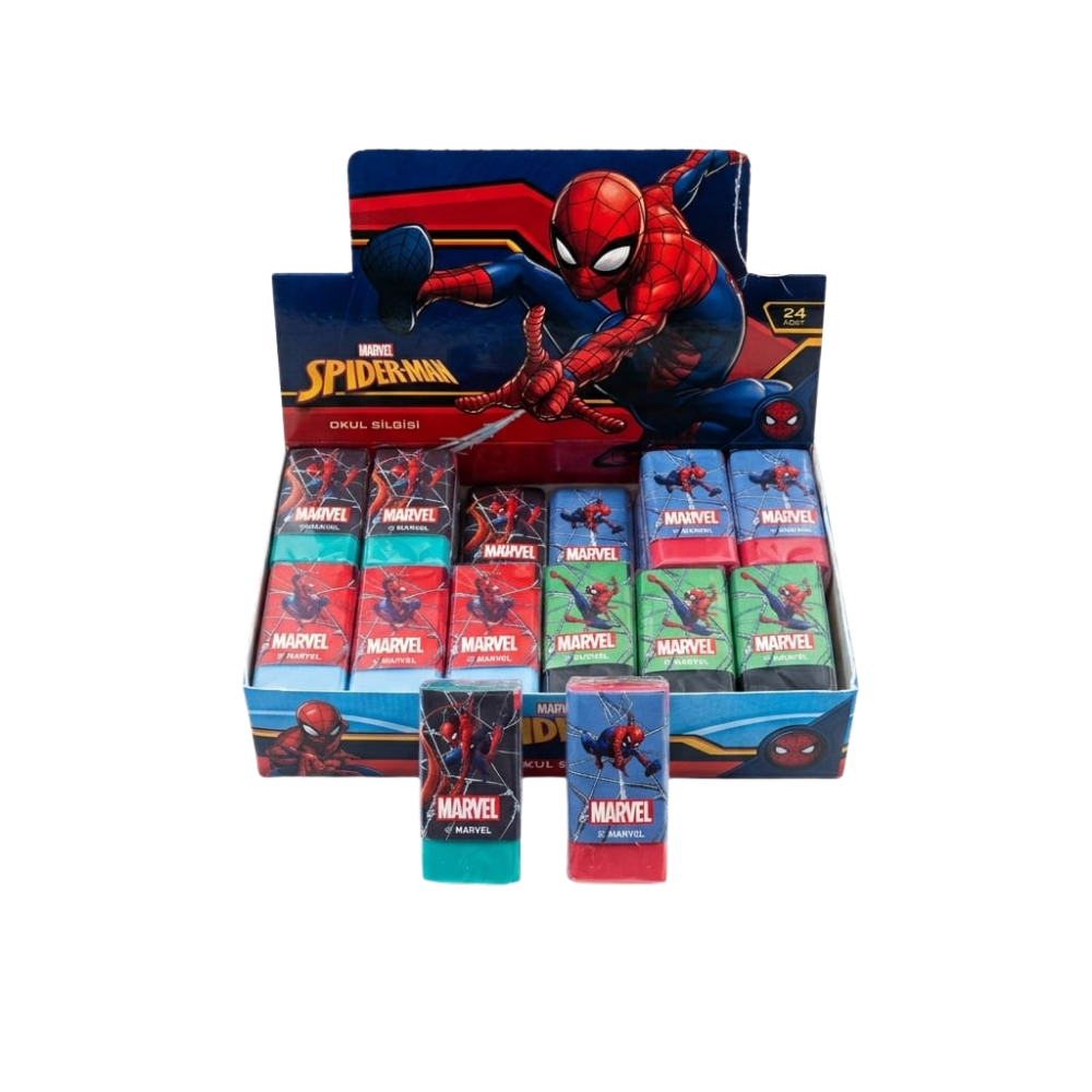 Toptan Faber Spider Man Silgi 24 Lü - 1