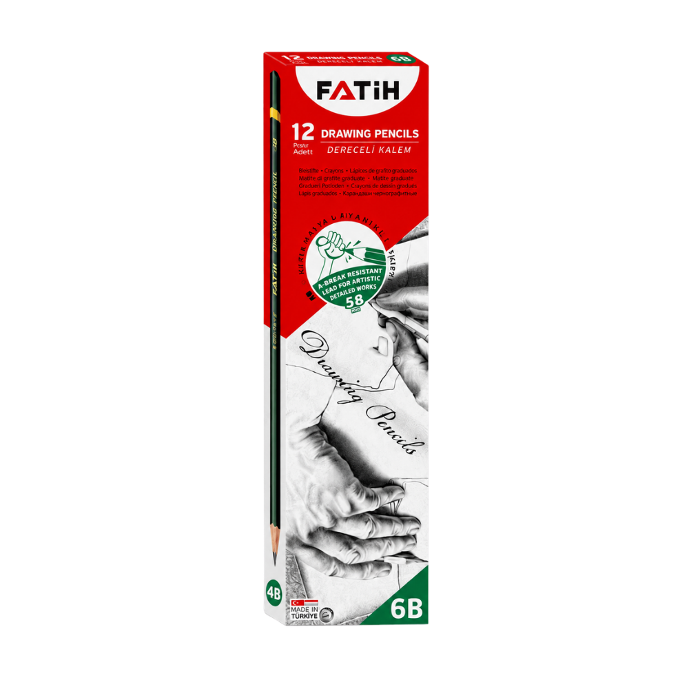 Toptan Fatih 6b Dereceli Kalem 12 Li 12 Li - 1