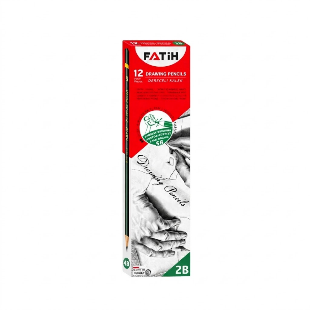 Toptan Fatih Dereceli Kalem 2b 12 Li 12 Li - 1
