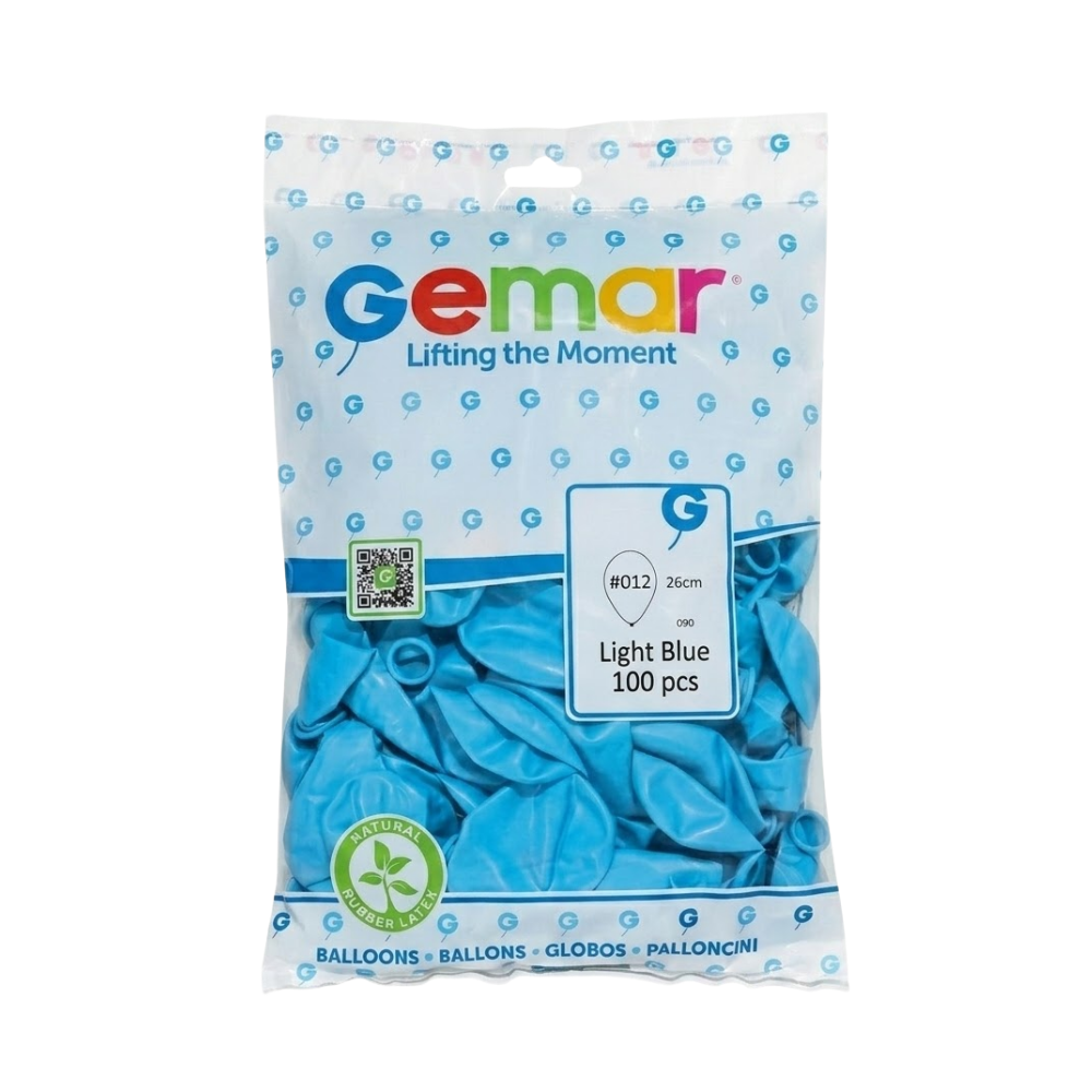 Toptan Gemar Açik Mavi Balon 009 100 Lü - 1