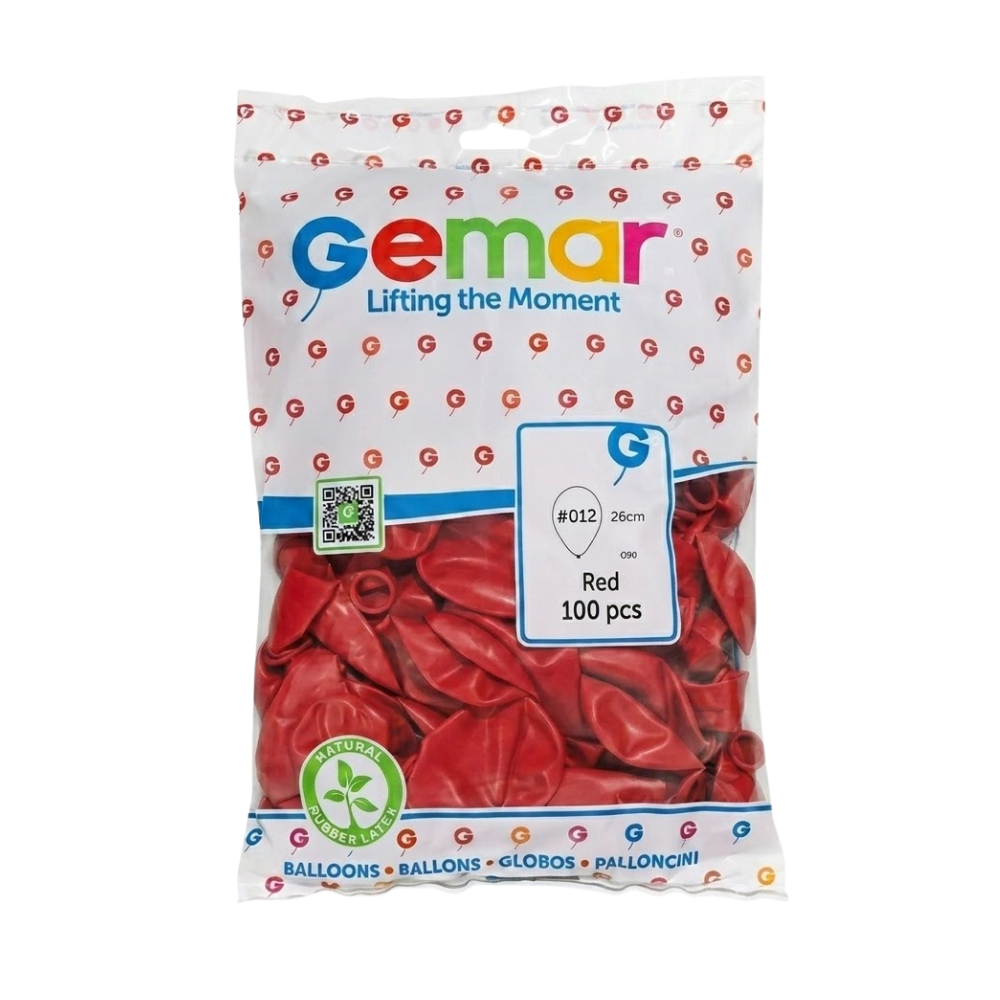 Toptan Gemar Kirmizi Balon 045 100 Lü - 1