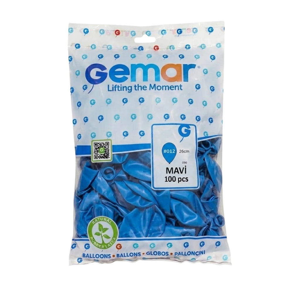 Toptan Gemar Mavi Balon 010 100 Lü - 1