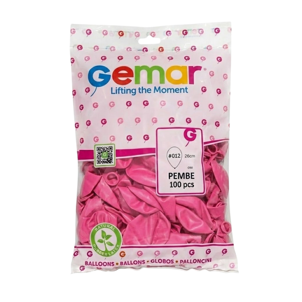 Toptan Gemar Pembe Balon 057 100 Lü - 1