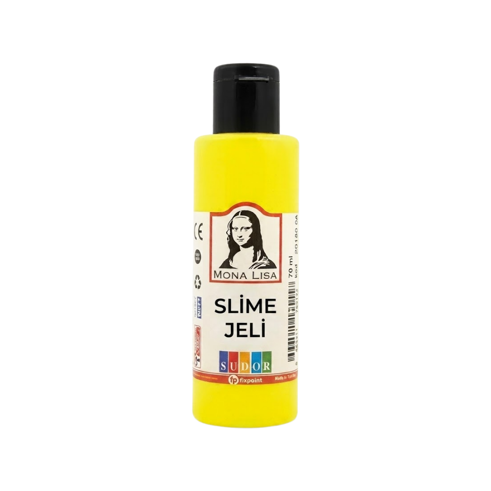 Toptan Mona Lisa Neon Sarı Slime Jeli 12 Adet - 1