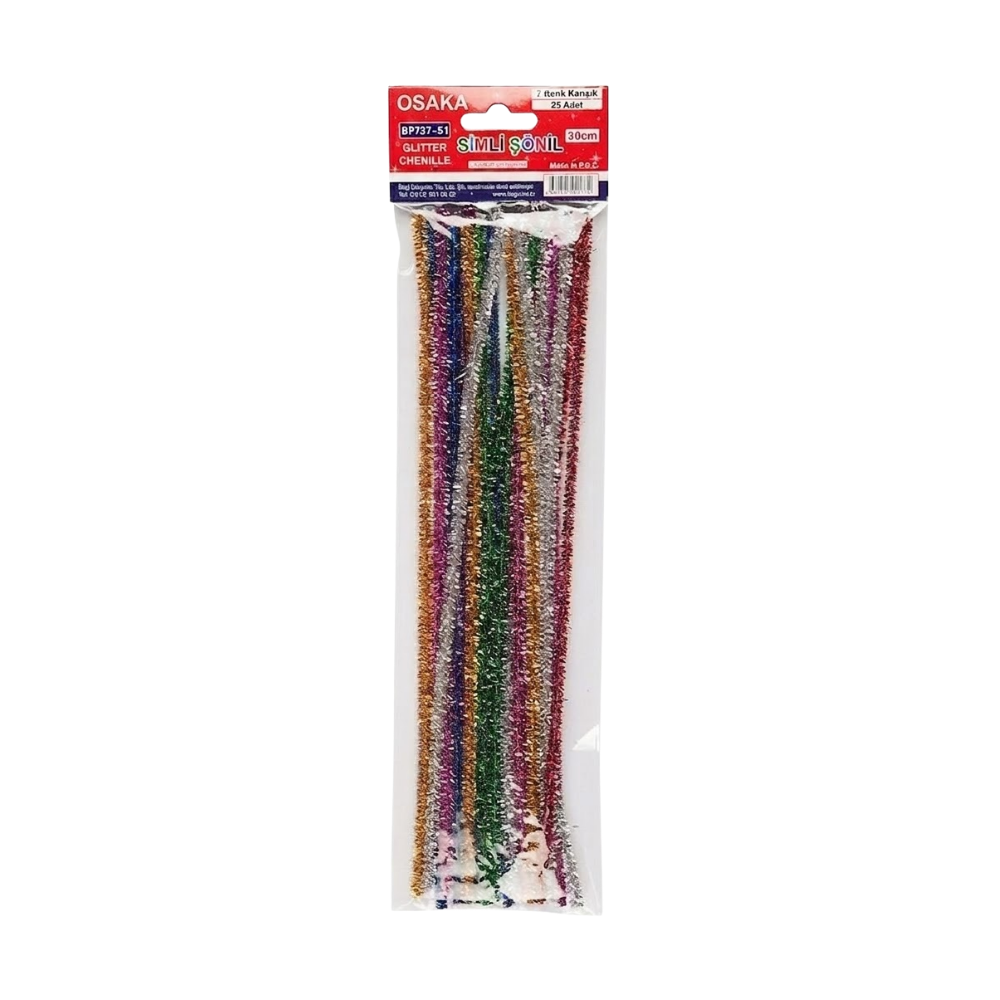 Toptan Osaka Şönil Simli 20 Li 30 Cm - 1