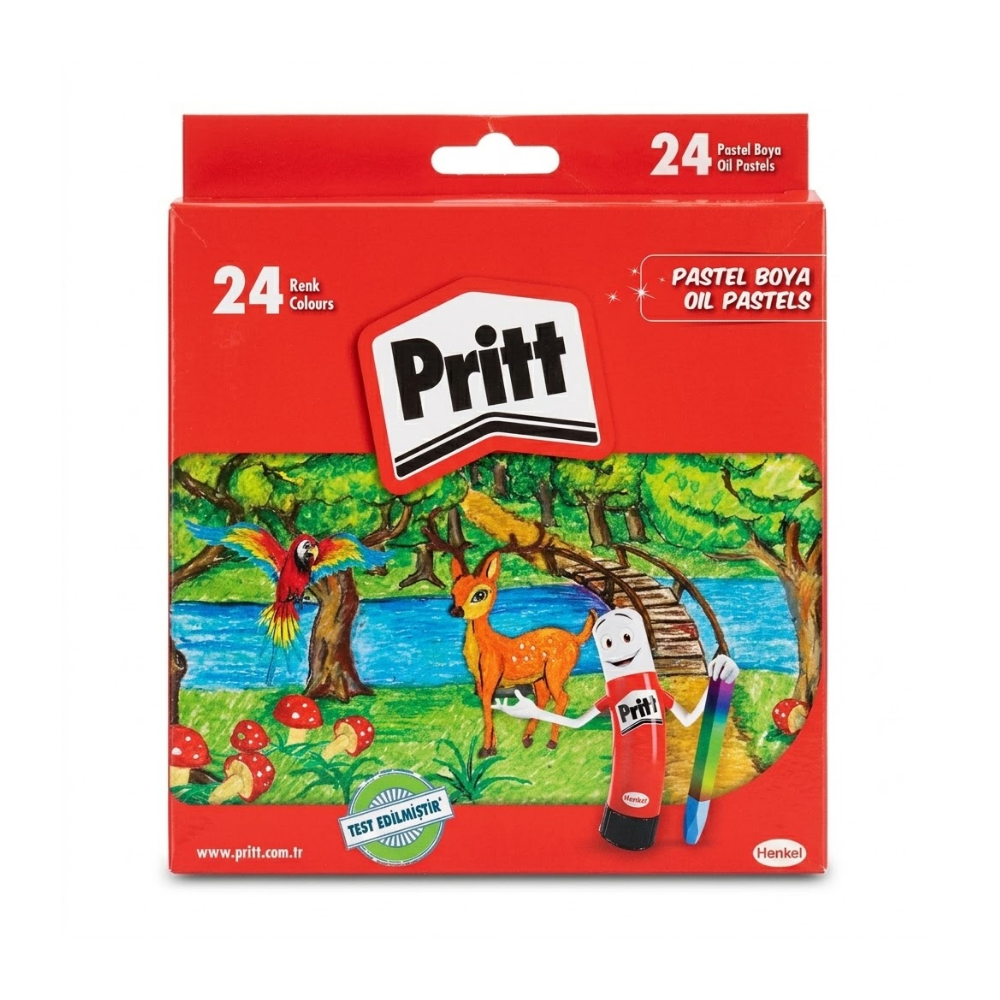Toptan Pritt Pastel Boya 24 Lü - 1