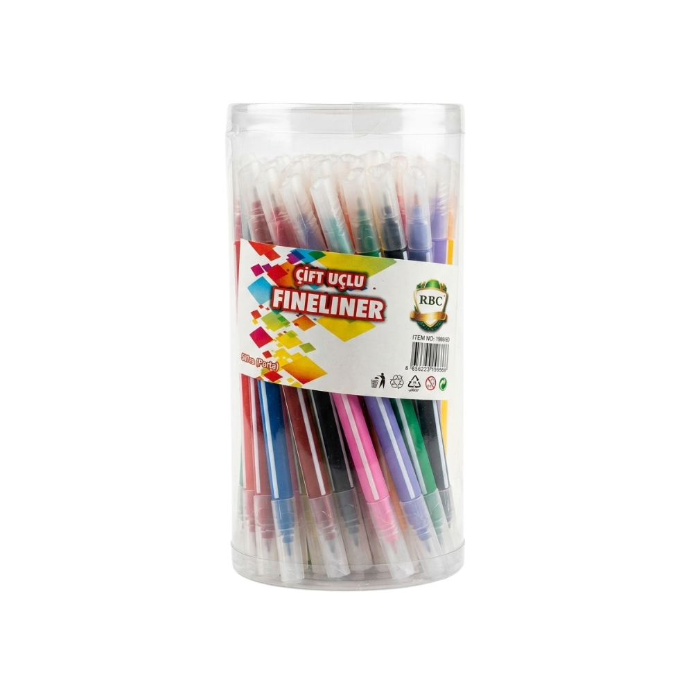 Toptan Rbc Fineliner Çift Uçlu 60 Li - 1