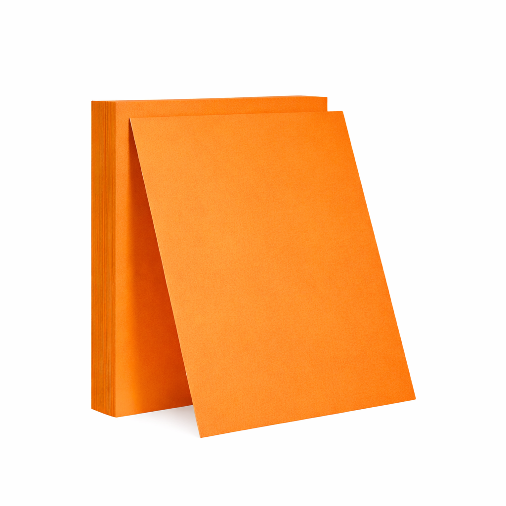 Toptan Renkli Mukavva Turuncu 35x50 Cm 36 Adet - 1