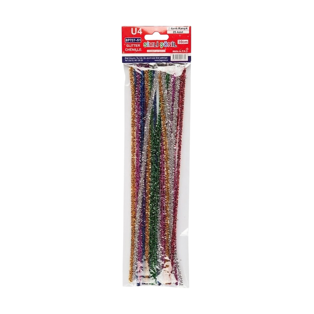 Toptan Şönil Simli 12 Li 50 Cm U4 - 1